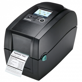 Принтер этикеток Godex RT200 (термотрансферный 203dpi RS232 USB)